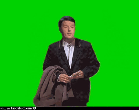 Gif animata, Renzi fa il vago